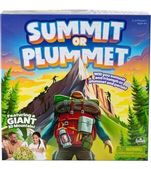 Goliath Games  Summit or Plummet Game Includes a Giant 13 Inch Tall 3D Mountain